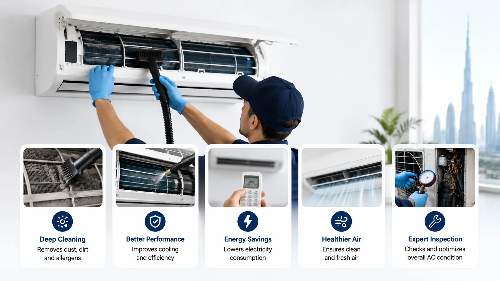 Professional AC Cleaning Service Dubai Actually Offers