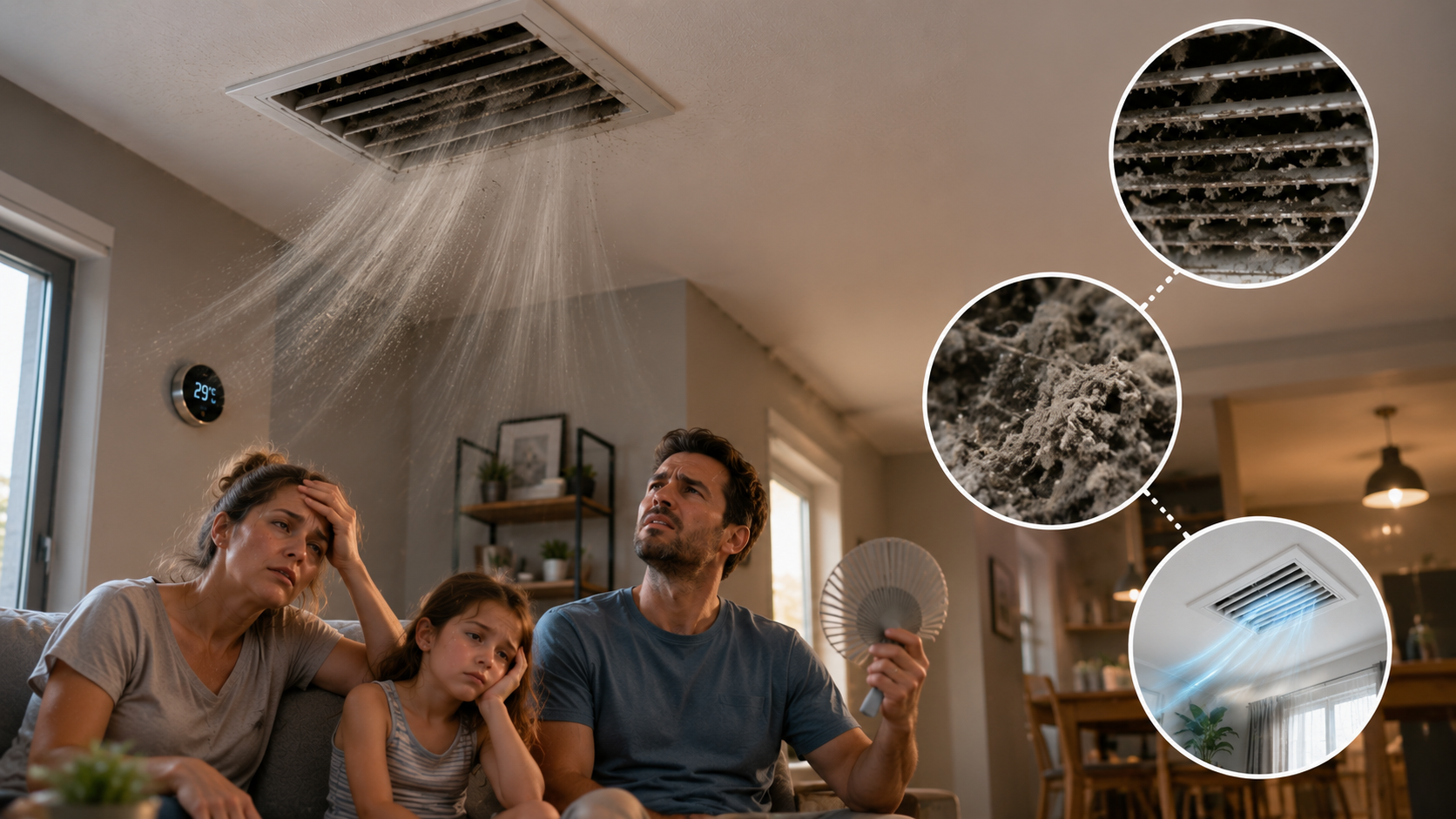 Why Dirty Vents Stop Your Rooms From Cooling