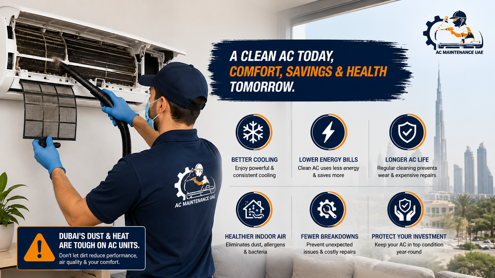 Dubai Homeowners Cannot Afford to Skip AC Cleaning Service