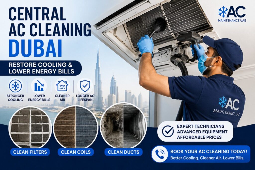 central AC cleaning