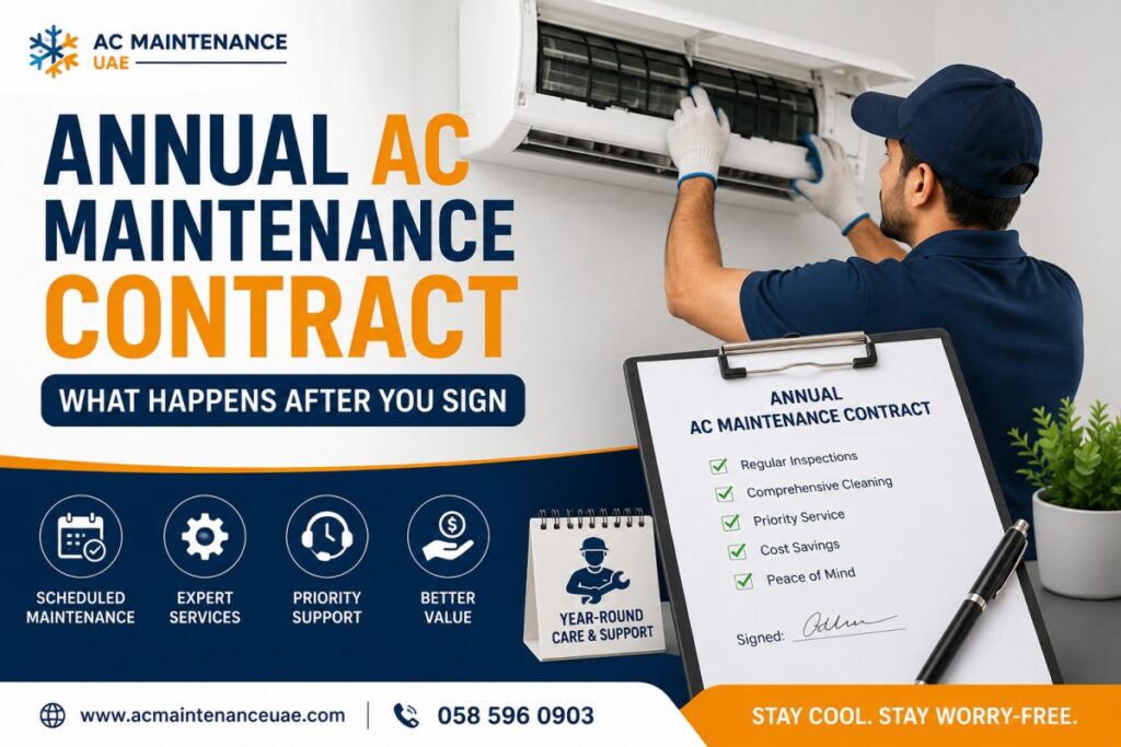 Annual AC Maintenance Contract - What Happens After You Sign Annual AC Maintenance Contract
