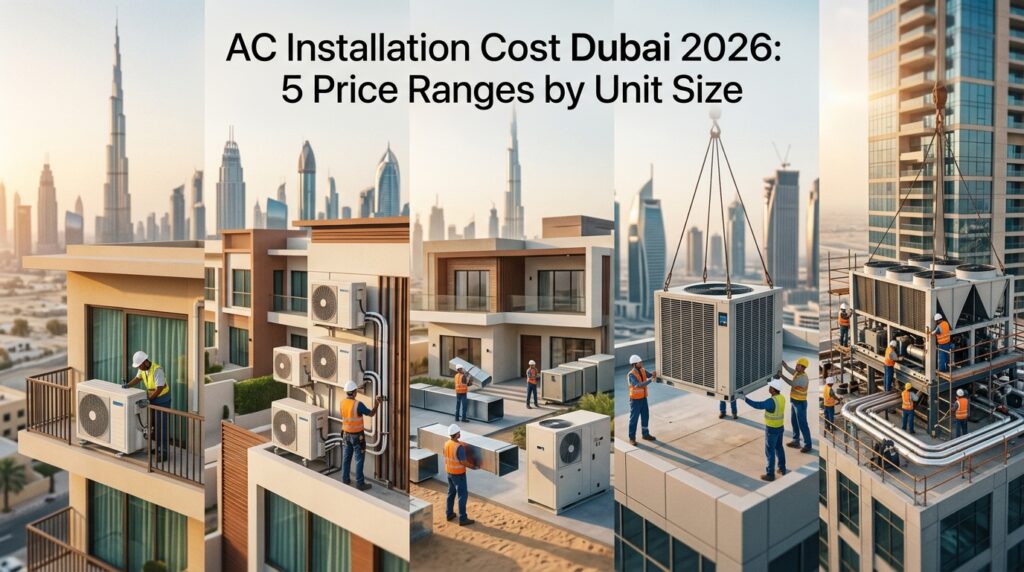 AC Installation Cost Dubai 2026: 5 Price Ranges by Unit Size ac-installation-cost-dubai-2026